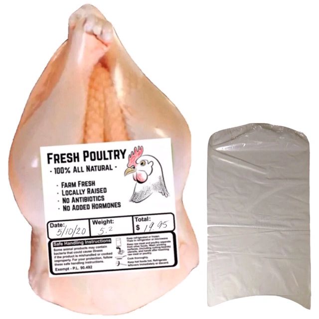 10" X 16" Standard Poultry Shrink Bags (NO Zip Ties)
